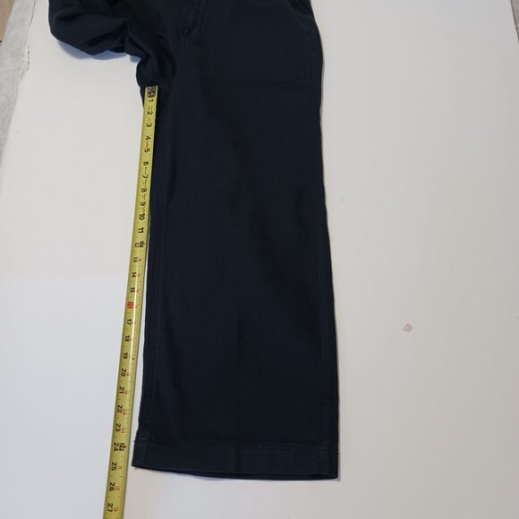 Torrid Lace Up Back Utility Pant Black Size 14 High Rise Crop NWT - Picture 14 of 15